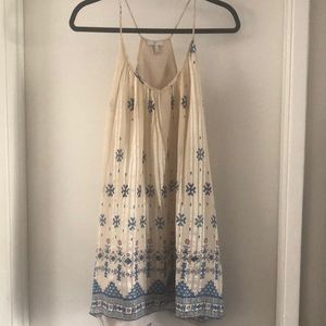Aztec print inspired short tank dress